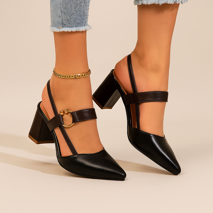 Mirella | Eleganti Scarpe con Tacco Comode in Pelle Premium 7