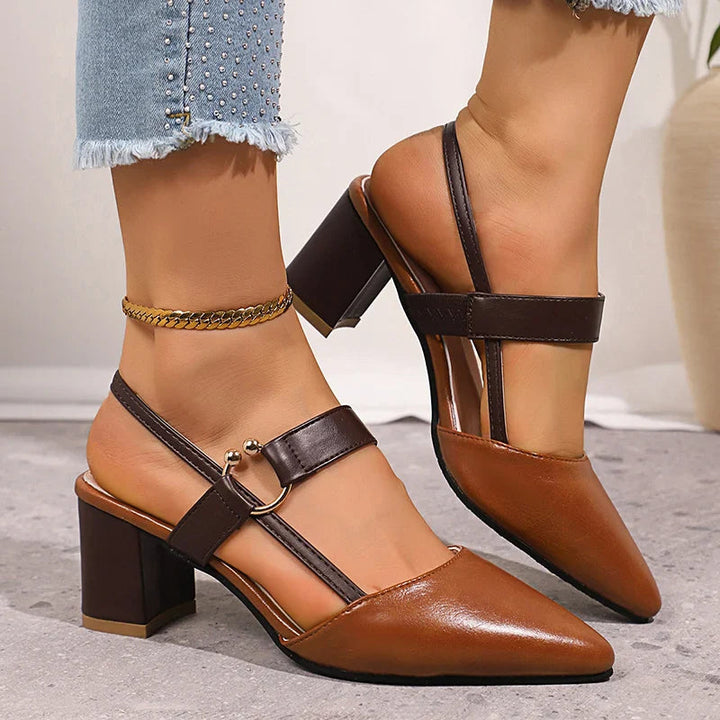 Mirella | Eleganti Scarpe con Tacco Comode in Pelle Premium 8