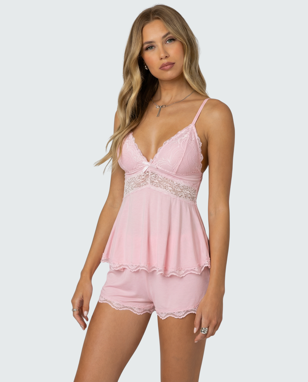 Mirella | Set in Pizzo Elegante e Femminile per Notte 1