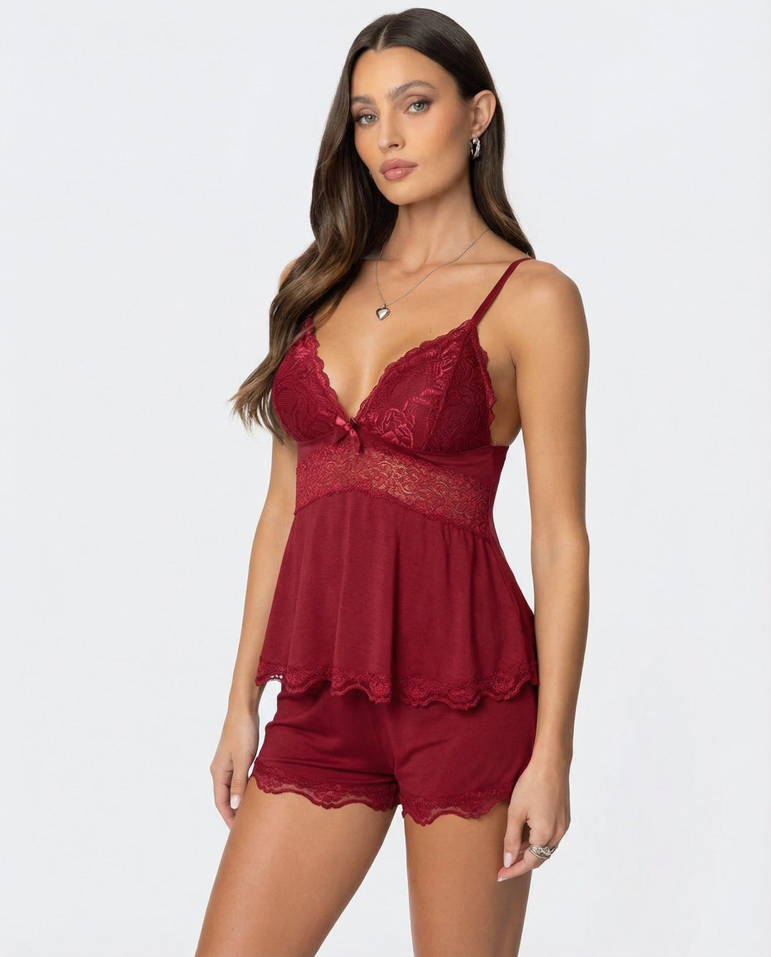 Mirella | Set in Pizzo Elegante e Femminile per Notte 5