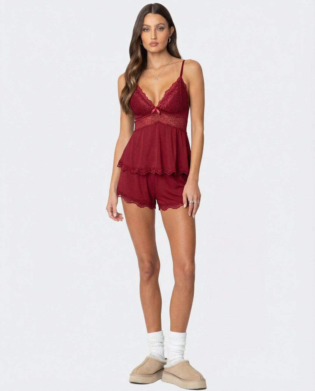 Mirella | Set in Pizzo Elegante e Femminile per Notte 7