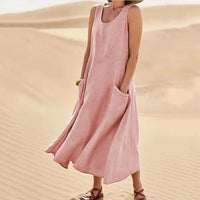 Bianca | Abito elegante e casual in lino