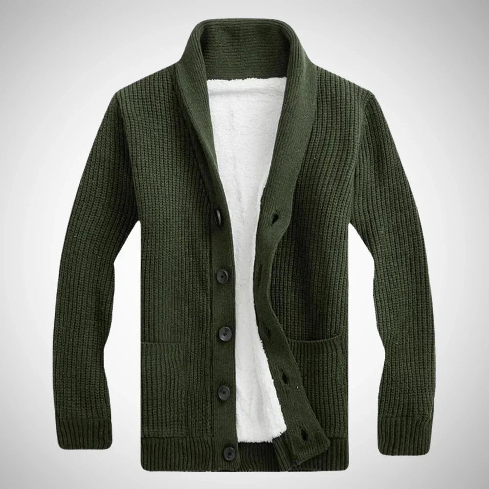 Niklas | Elegante cardigan invernale in pile 0