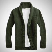 Luca | Cardigan da uomo in pile in stile vintage