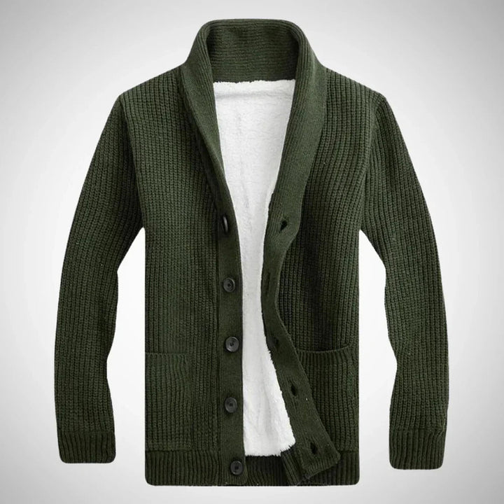 Niklas | Elegante cardigan invernale in pile 0