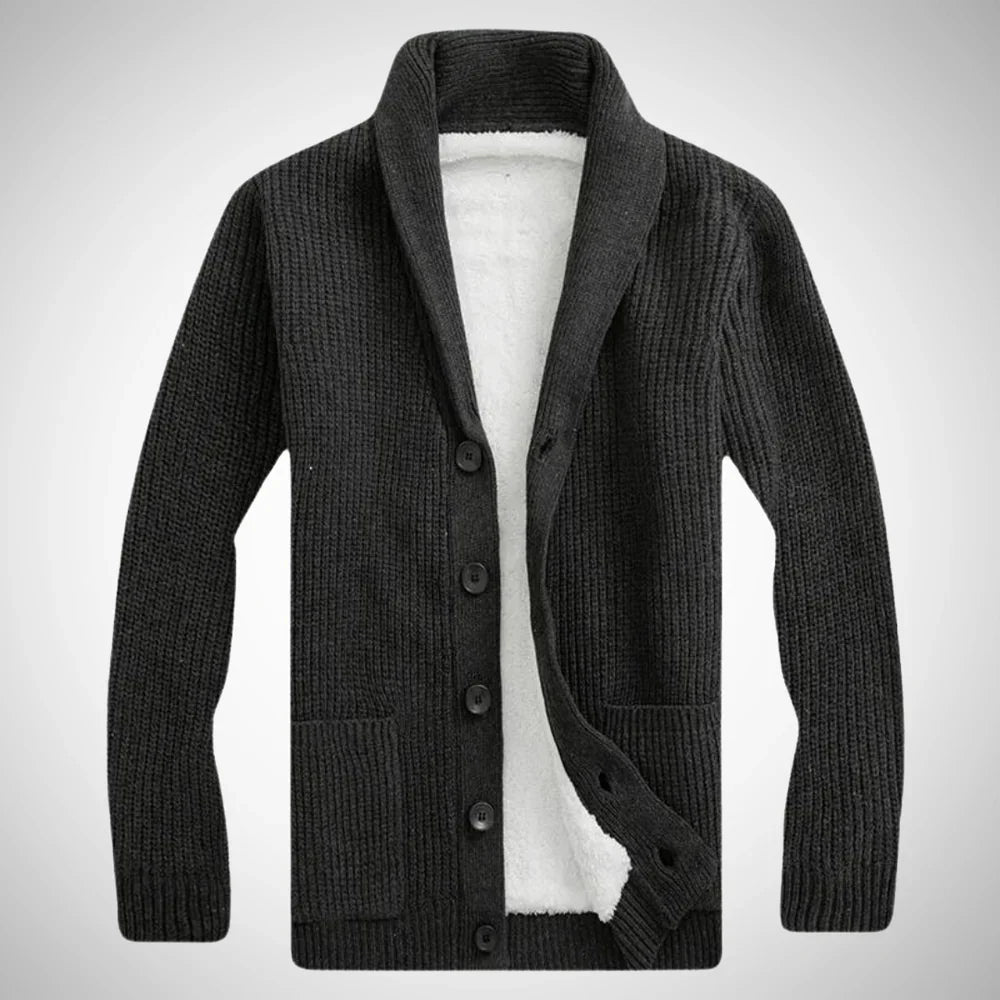 Niklas | Elegante cardigan invernale in pile 3