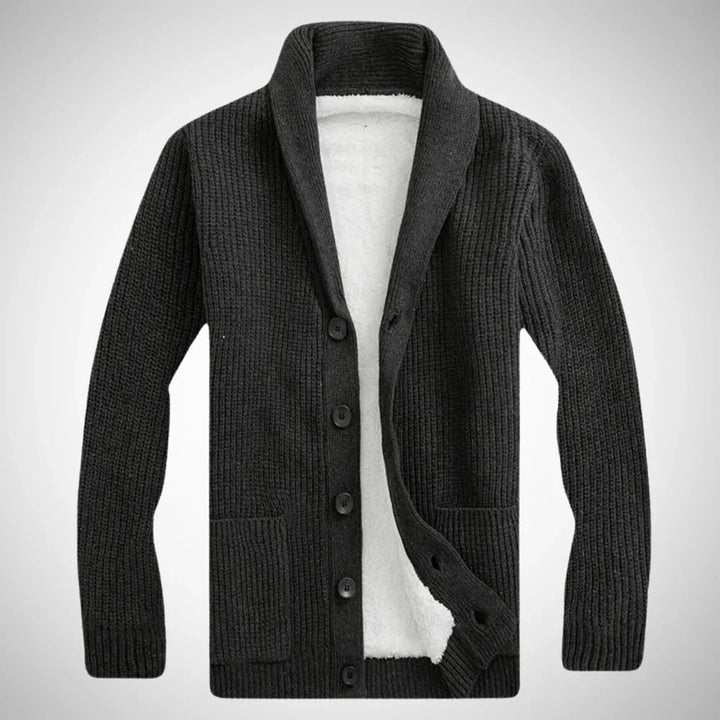 Niklas | Elegante cardigan invernale in pile 3