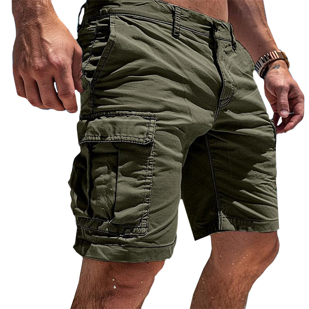 Niko | Pantaloncini Cargo Uomo Con Tasche Laterali Comodi Casual Fit 2