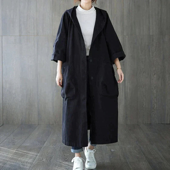 Noa | Elegante e raffinato trench oversize 0
