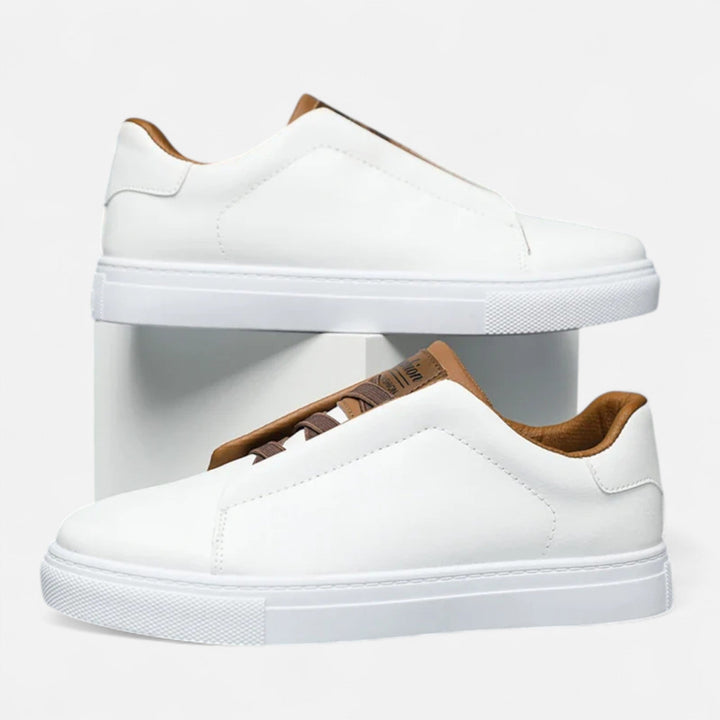 Noah | Eleganti e comode sneakers slip-on in pelle 0