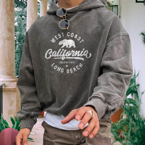 Noè | Comoda Felpa Uomo con Cappuccio Vintage 1