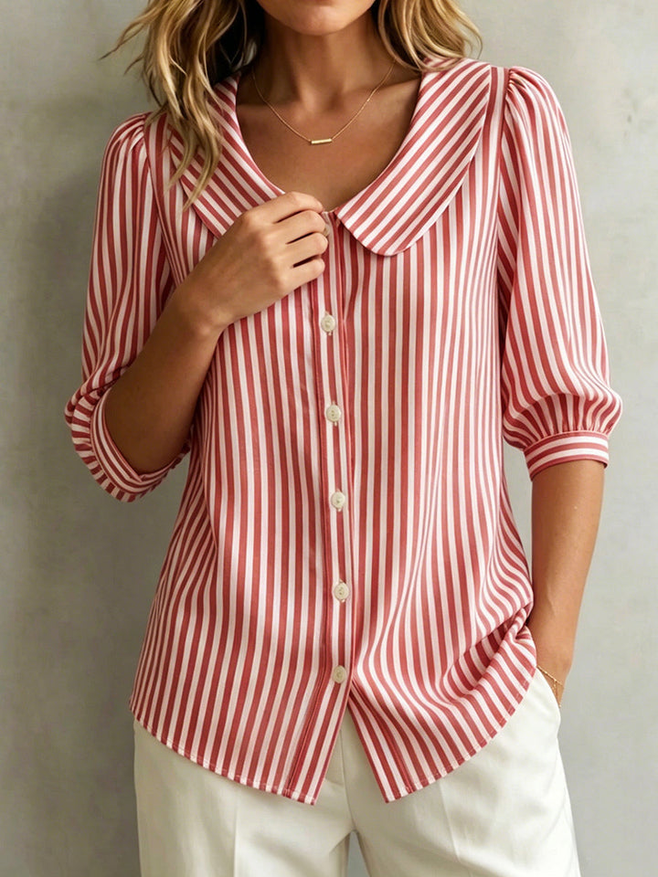 Nora | Elegante Camicia Bianca Donna in Cotone Traspirante per Ogni Occasione 0