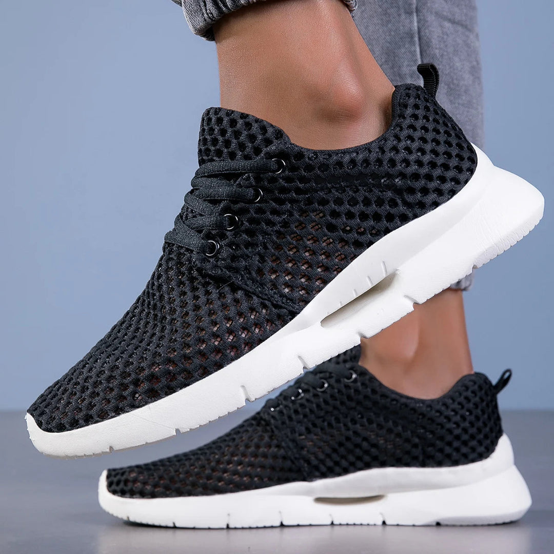 Nora | Sneakers Bianche Donna - Ultraleggere, Traspiranti e Comfortevoli Scarpe da Ginnastica 1