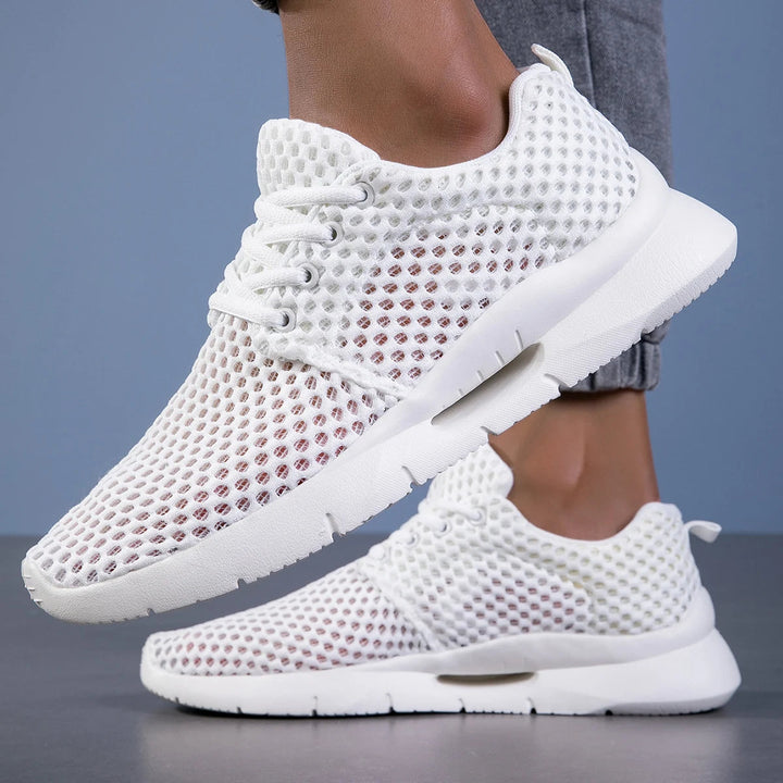 Nora | Sneakers Bianche Donna - Ultraleggere, Traspiranti e Comfortevoli Scarpe da Ginnastica 3