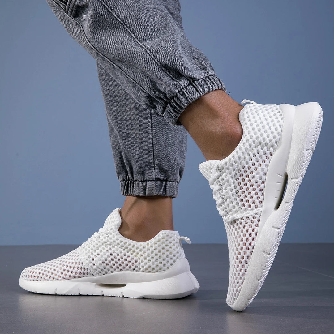 Nora | Sneakers Bianche Donna - Ultraleggere, Traspiranti e Comfortevoli Scarpe da Ginnastica 6