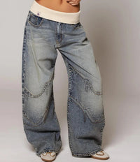 Prisca | Classic vintage high-waisted jeans