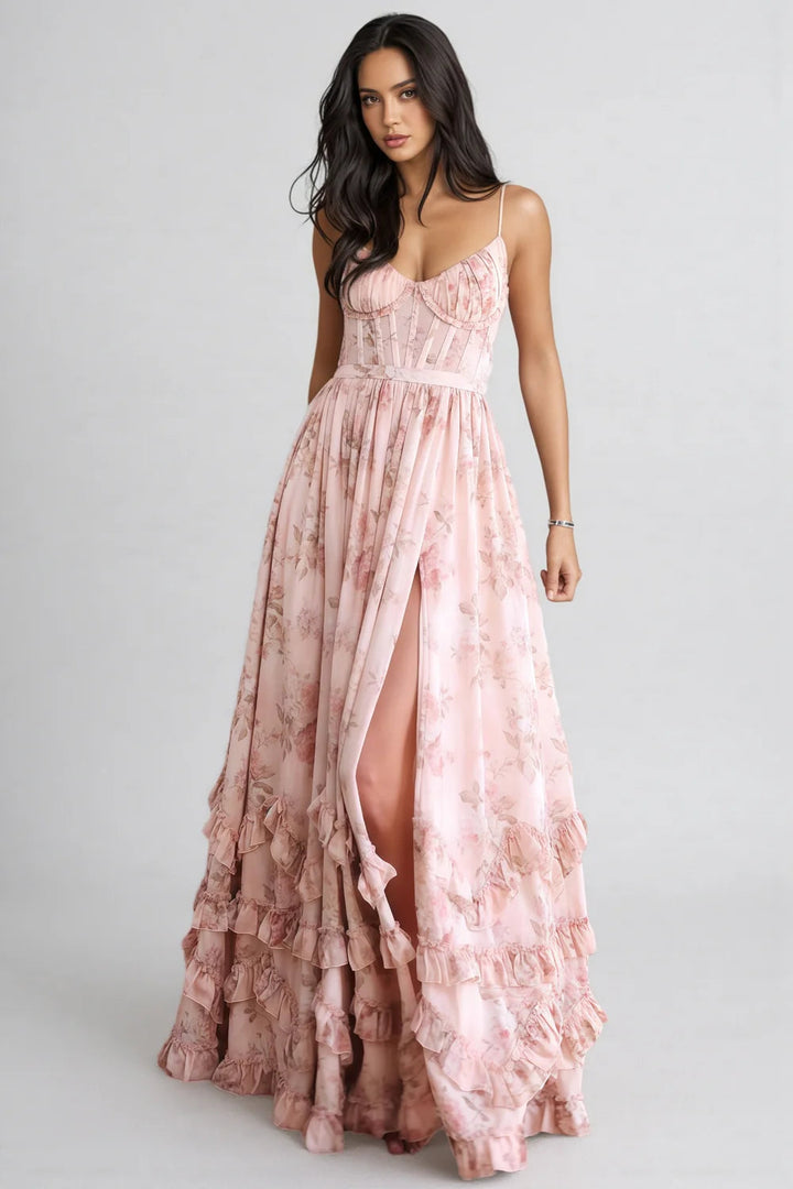 Olivia | Elegante Abito Estivo Lungo per Occasioni Speciali e Vestiti Estivi Donna 0