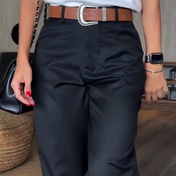 Olivia | Elegante Pantaloni Donna a Vita Alta - Comodi e Versatili per Ogni Occasione 7