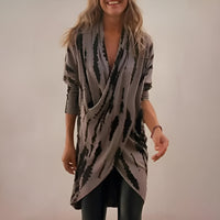 Camila | Tunica astratta moderna con drappeggi