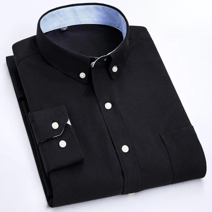 Olivio | Elegante Camicia da Uomo Oxford in Misto Cotone, Versatile e Traspirante 10