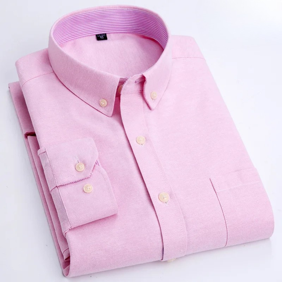 Olivio | Elegante Camicia da Uomo Oxford in Misto Cotone, Versatile e Traspirante 6