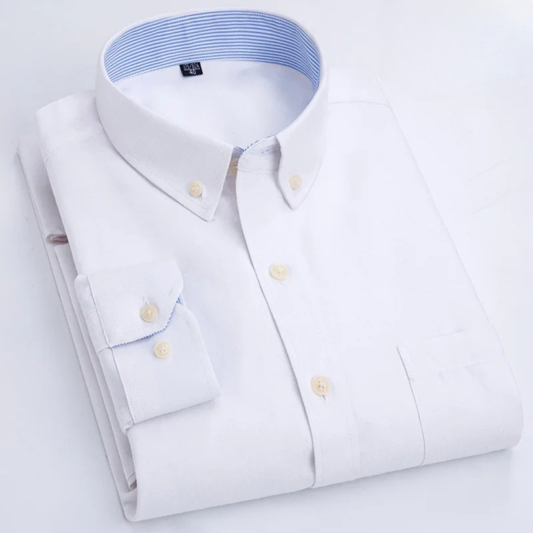 Olivio | Elegante Camicia da Uomo Oxford in Misto Cotone, Versatile e Traspirante 9