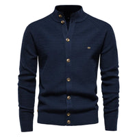 Stefan | Cardigan in Maglia Intrecciata Elegante da Uomo