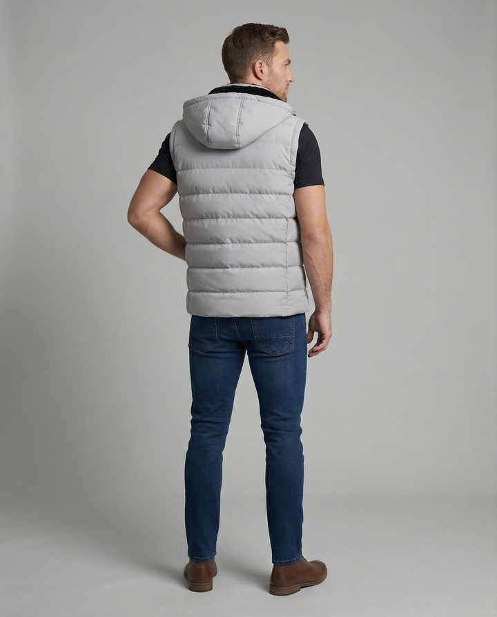 Paxel | Elegante Gilet Imbottito Donna con Cappuccio e Tasche Laterali 3