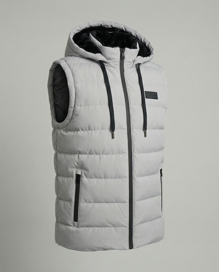 Paxel | Elegante Gilet Imbottito Donna con Cappuccio e Tasche Laterali 4