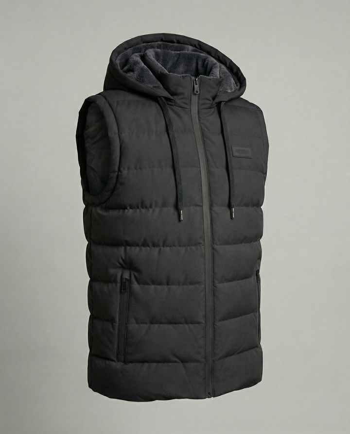 Paxel | Elegante Gilet Imbottito Donna con Cappuccio e Tasche Laterali 5