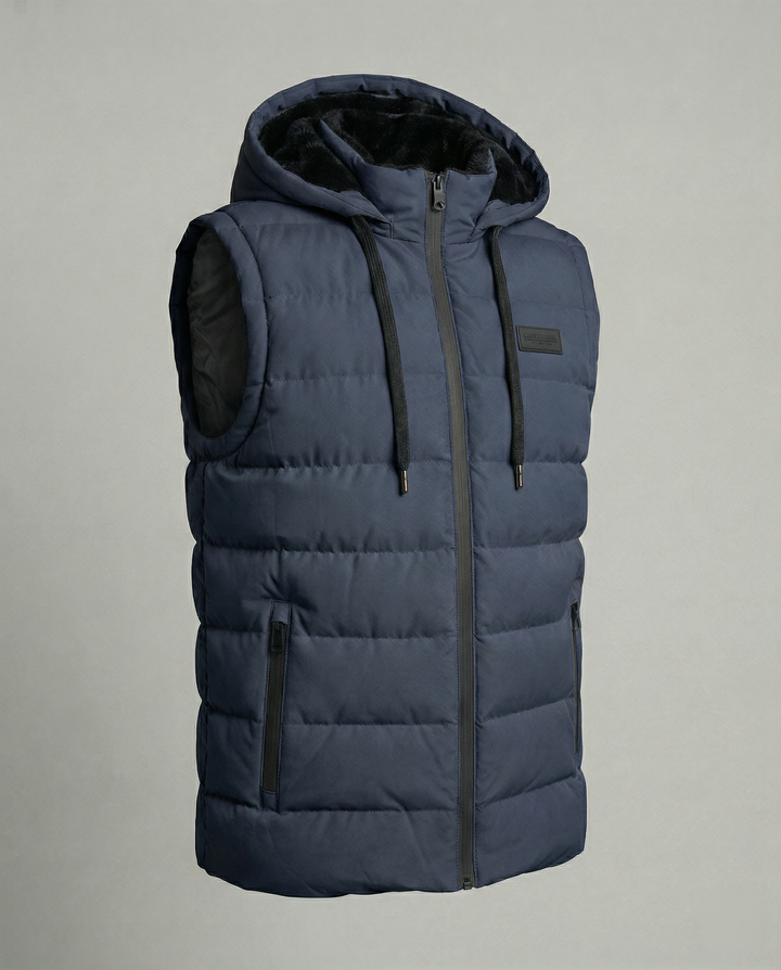 Paxel | Elegante Gilet Imbottito Donna con Cappuccio e Tasche Laterali 6