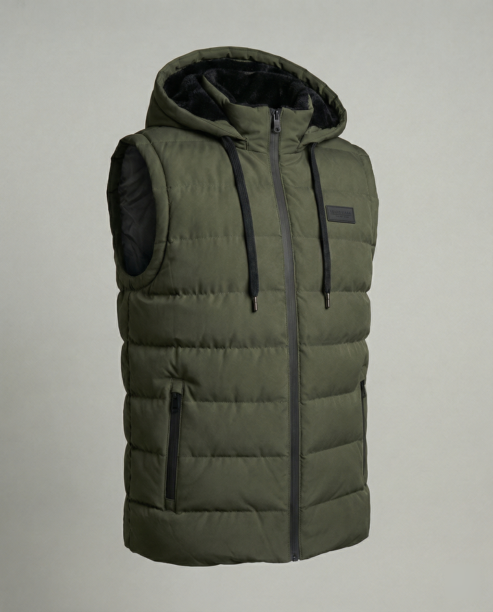 Paxel | Elegante Gilet Imbottito Donna con Cappuccio e Tasche Laterali 7