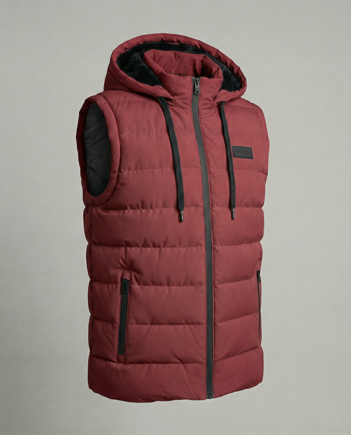 Paxel | Elegante Gilet Imbottito Donna con Cappuccio e Tasche Laterali 8
