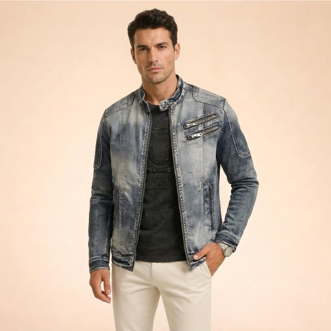 Reinier | Elegante giacca in denim sostenibile 7