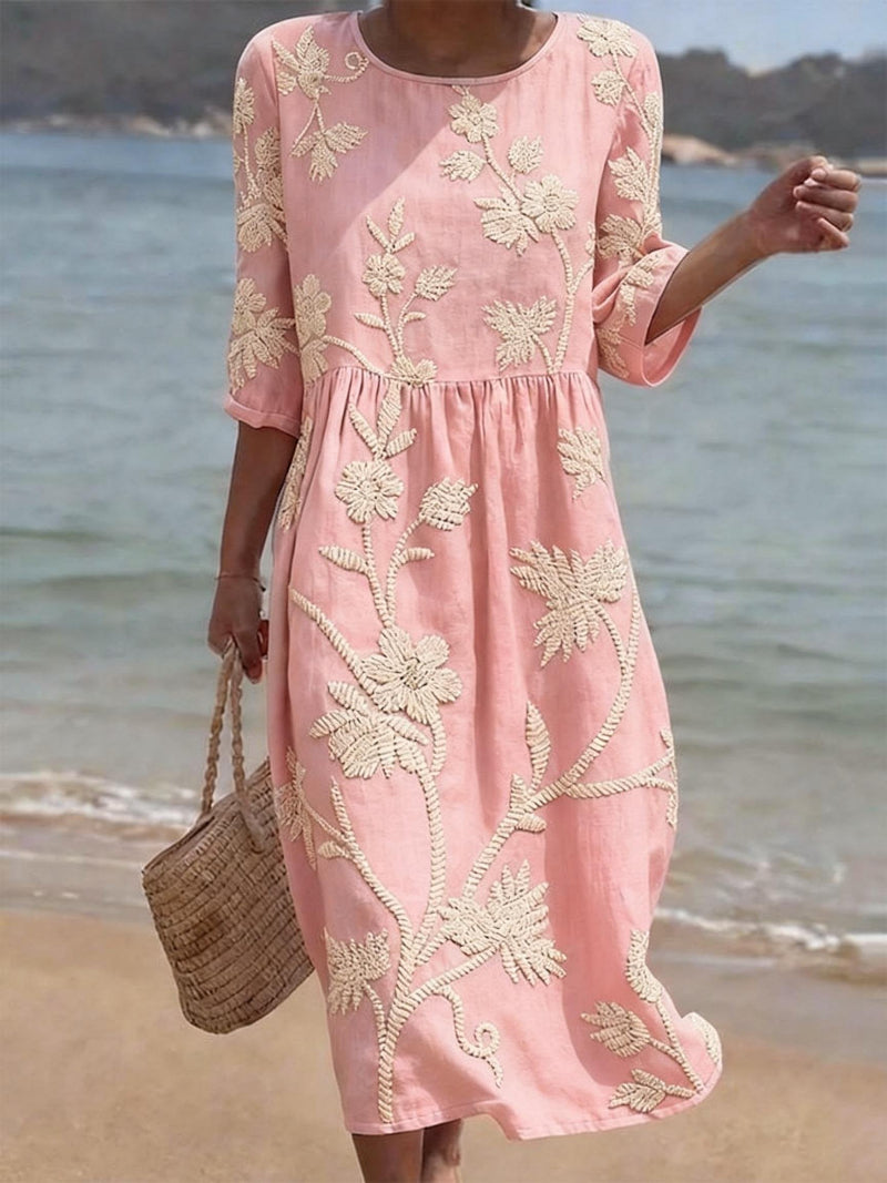 Reliy | Elegante Abito Cerimonia Donna Vintage Ricamato 2