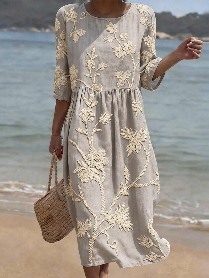 Reliy | Elegante Abito Cerimonia Donna Vintage Ricamato 5