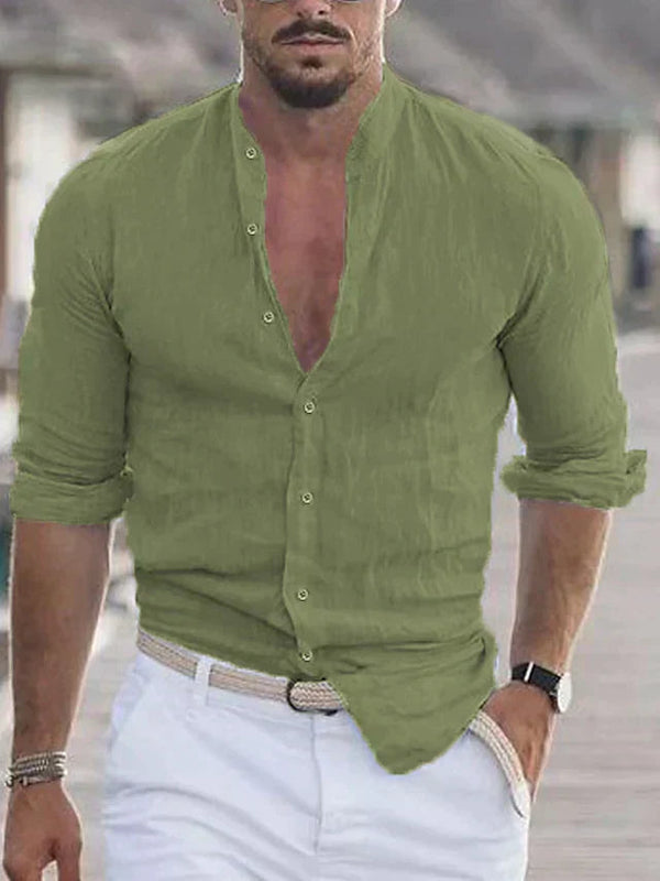 Claudio | Elegante camicia casual in lino