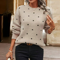 Isabella | Maglione da donna a pois morbido e versatile
