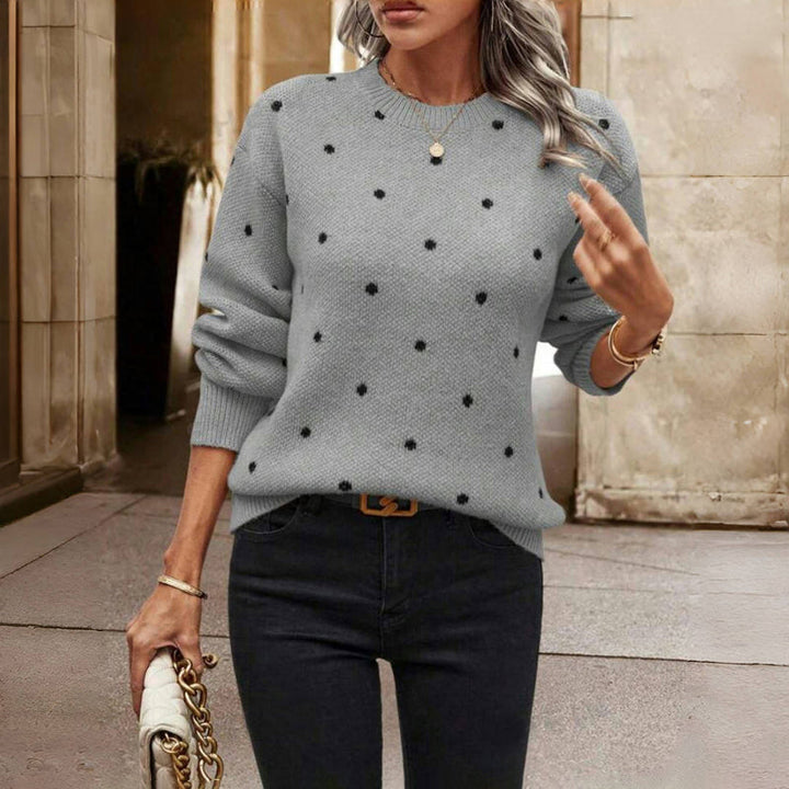 Romy | Maglione a pois accogliente 2