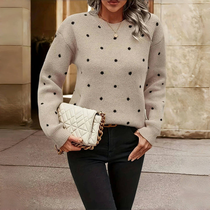Romy | Maglione a pois accogliente 5