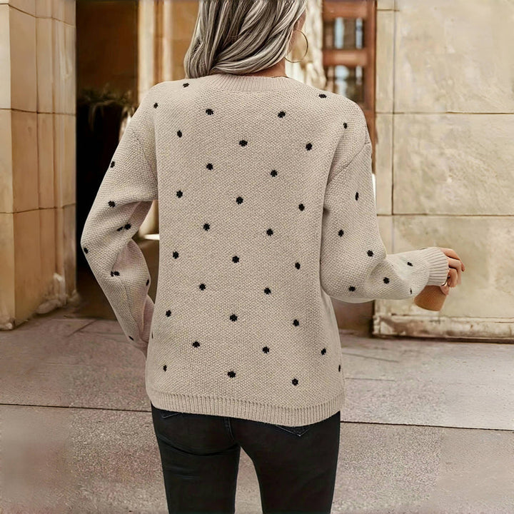 Romy | Maglione a pois accogliente 7