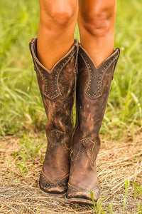 Filiberta | Modische Damen-Cowboystiefel  