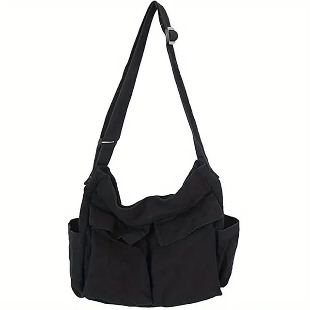 Rosalie | Borsa tote vintage in tela con scomparti multipli 0