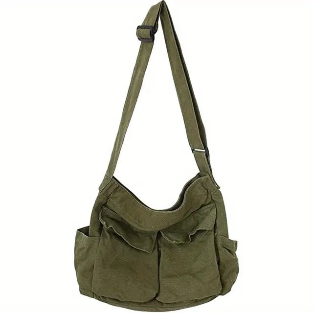 Rosalie | Borsa tote vintage in tela con scomparti multipli 5