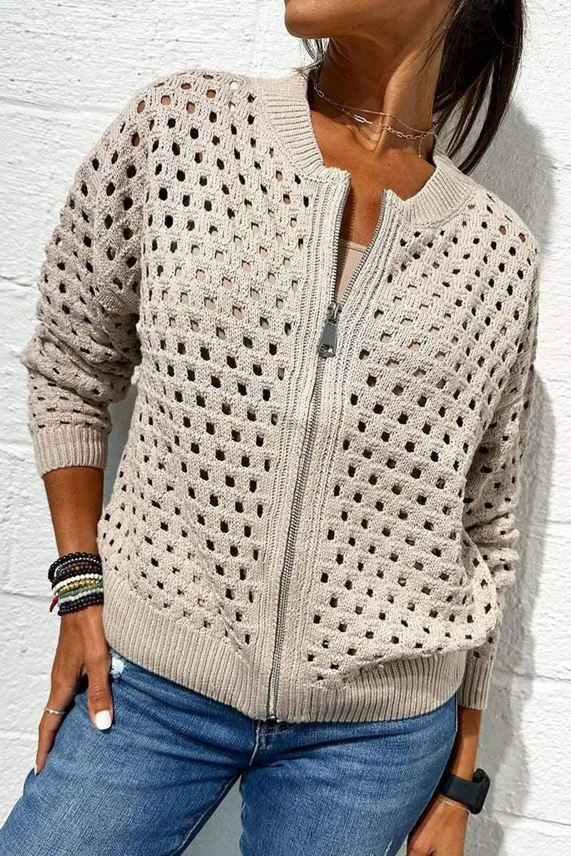 Sarina | Elegante, Traspirante & Versatile Cardigan da Donna 0