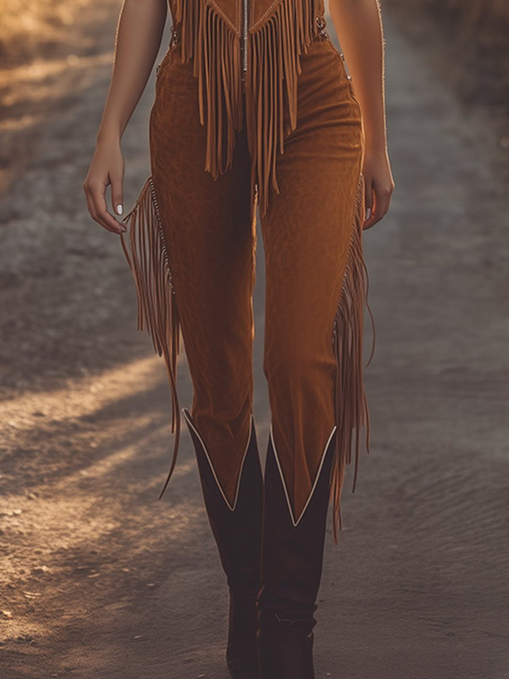 Sarina | Elegante e Comoda Tuta Donna con Frange per Ogni Occasione 3