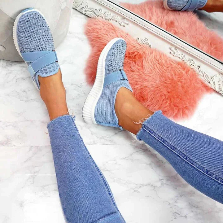 Sarina | Sneakers Bianche Donna Traspiranti e Comode per Ogni Occasione 1