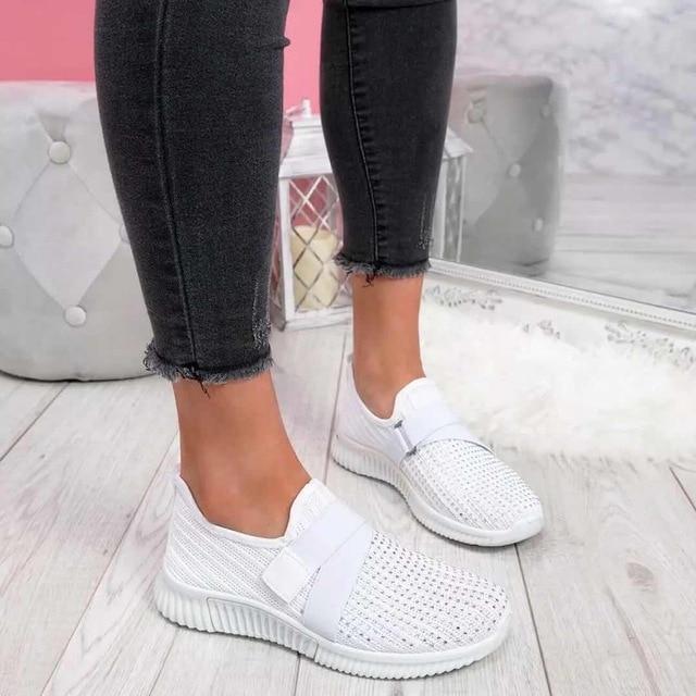 Sarina | Sneakers Bianche Donna Traspiranti e Comode per Ogni Occasione 11
