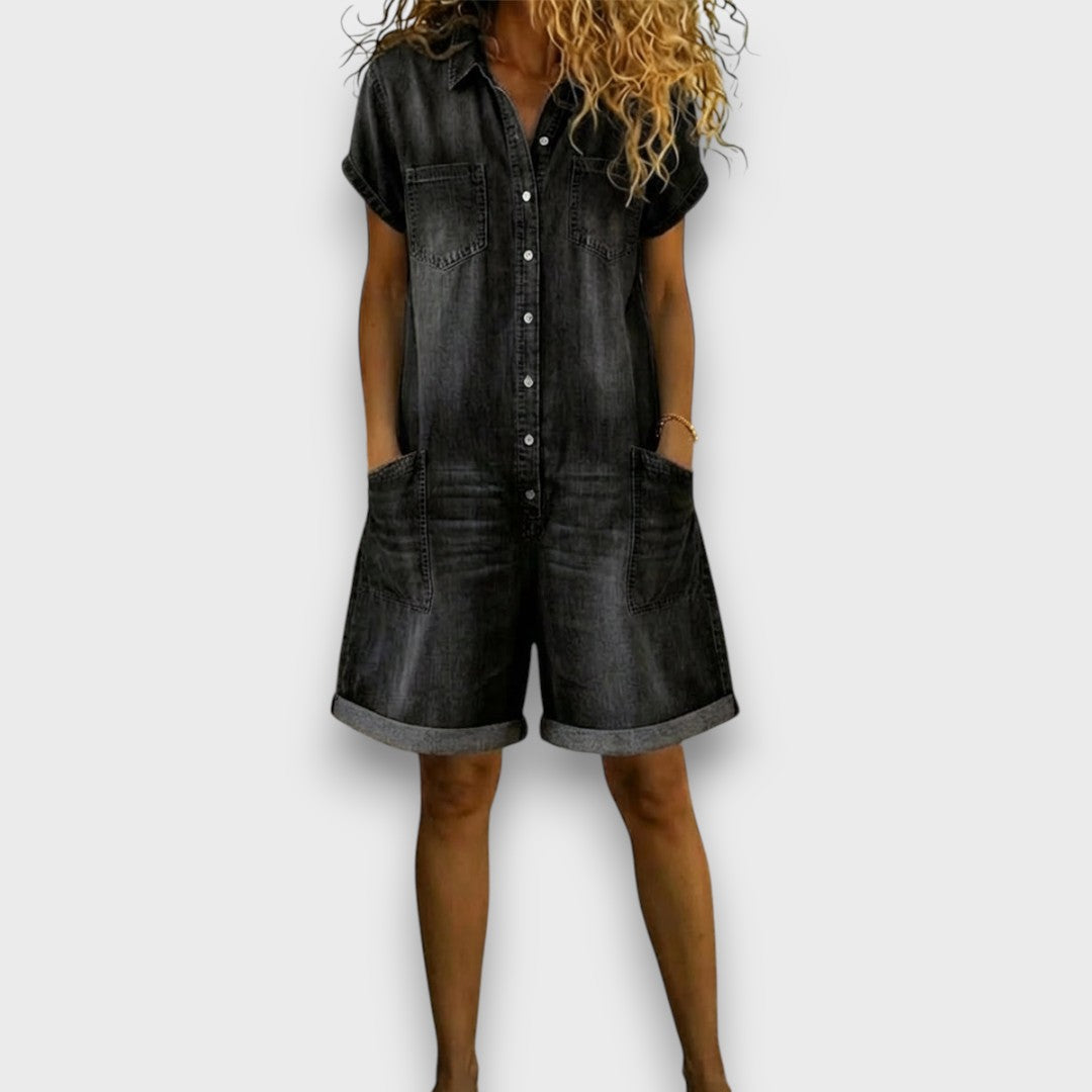 Sarina | Vintage, Elegante &amp; Comoda Salopette Jeans Donna 2