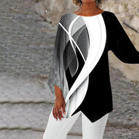 Eleanor | Comodo e trendy tunica asimmetrica geometrica